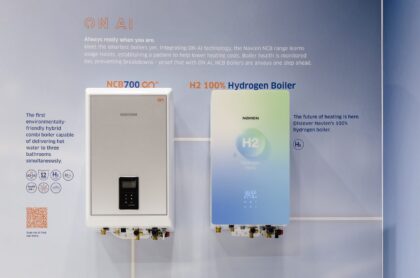 Designed to burn 100% hydrogen, the new boiler is ready for the arrival of the supporting infrastructure.