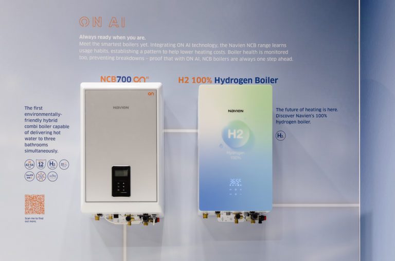 Designed to burn 100% hydrogen, the new boiler is ready for the arrival of the supporting infrastructure.