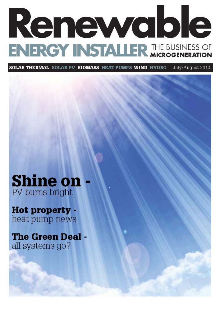 Renewable Energy Installer July AUg 2012