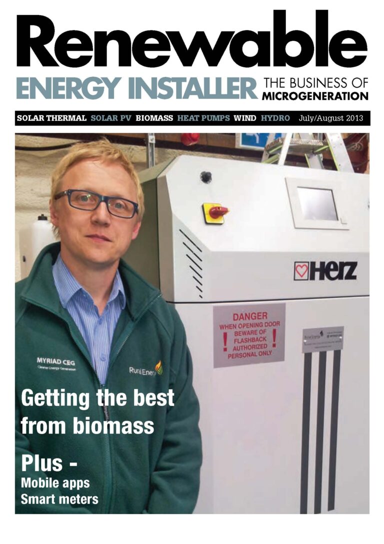 Renewable Energy Installer Jul Aug 2013
