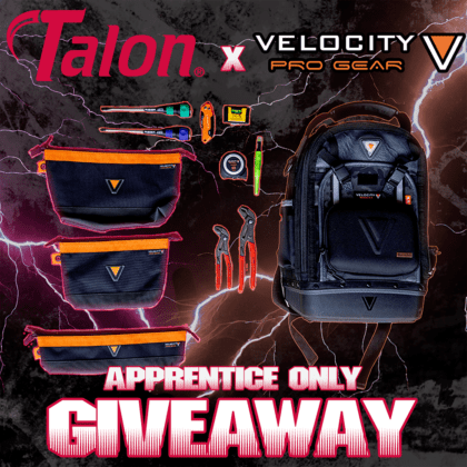Talon Manufacturing is launching an exciting opportunity for apprentices! ????️ They're giving away an 'apprentice starter toolkit' filled with high-quality tools and Talon pipe clips and goodies.