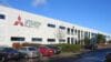 Frontage of Mitsubishi Electric's Scotland factory.