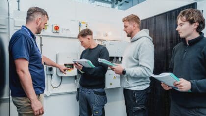 A group of learners are pictured.