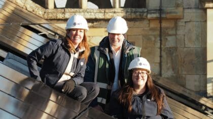 The ACT team working on York Minster