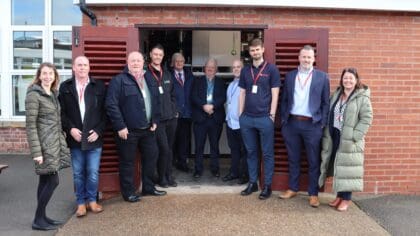 Marshland Primary Academy - GSHP Installation Representatives from Kensa and Venn Academy Trust are joined by various people who helped deliver the project.