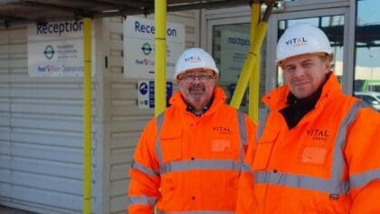 Vital Energi engineers at Therapia House